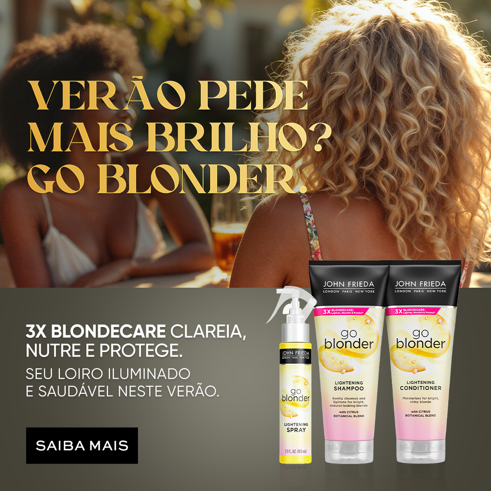 [JOHN FRIEDA] Campanha Go Blonder - Mobile Banner 3